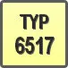 Piktogram - Typ: 6517